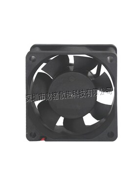 全新6025直流无刷5V12V24V三线带测速变频PWM温控四线6CM散热风扇