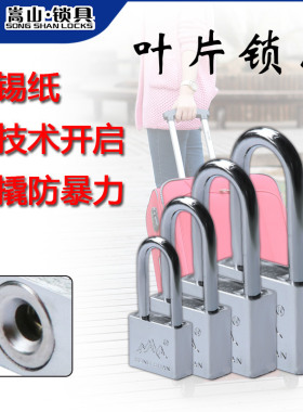 热卖嵩山叶片长梁挂锁仓库门 宿舍大门防盗锁 信箱长梁挂锁新品
