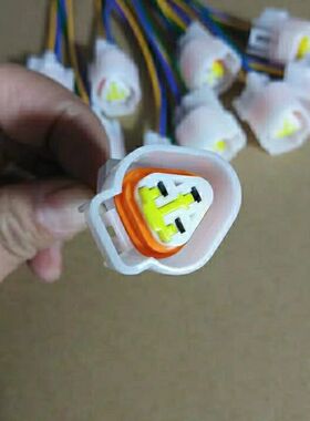 汽车货车解放J6熄火控制器控制开关线束接头电控熄火器插头三插