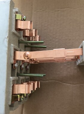 铜件380V三相三线3P63A倒顺双投老式双向陶瓷闸刀开关包邮3线黑色