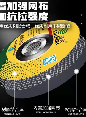 绿洲角磨片100*6*16不锈钢金属专用打磨片100角磨机砂轮片抛光片