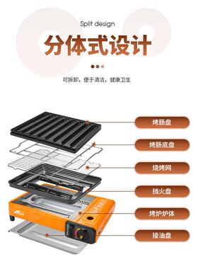 烤机淀BDZ-290A粉肠烤机摆肠摊路边摊铁用盘商夜市网红皮肠香肠火