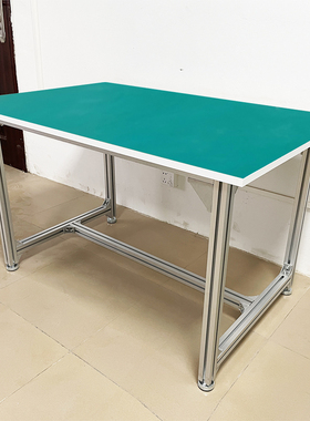 铝型材防静电工作台车间流水线打包台生产线操作台铝合金检验桌子
