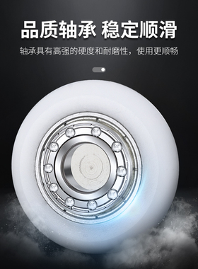 KOB幽灵门隐形轨道专用五金配件单门双向缓冲推拉门移门吊滑无轨