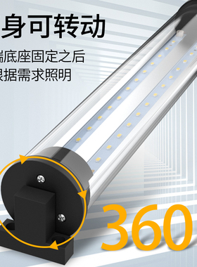 数控led机床工作灯220v冲床铣床24v车床灯36v防水防爆防油照明灯