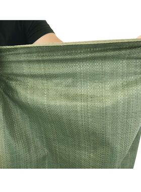 豆柏编织袋70公斤黄色包袋搬运大号袋子饲料养殖加厚装水稻结实50