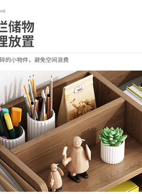 书架桌面书桌收纳置物架小型学生整理文件架立盒办公室桌上收纳架