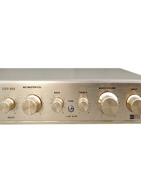 话筒放大器K歌混响器进口混音卡拉hifi前级KTV家用混音前级效果器