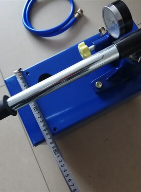 手动试压泵ppr水管打压机地暖检漏测漏测压泵家用增压泵双缸