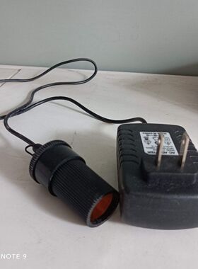 小款汽车点烟器头插座家用电源转换器车载风扇适配器220v转24v