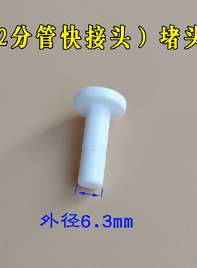 快速接头卡扣蓝卡净水器接头配件2分管3分2.5分pe管接头堵头堵漏