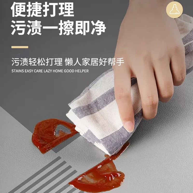 High-end kitchen floor mats are non-slip and oil-proof, wipeable and washable, fully covered carpets, waterproof PVC floor mats, stain-resistant and cuttable mats