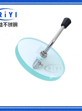 304不锈钢卫生级钢化玻璃雨刮视镜带刮条视镜刮板雨刷玻璃视镜