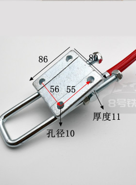 重型快速夹具门栓式夹钳锁扣锁紧器箱包扣机械拉搭扣重量级40380