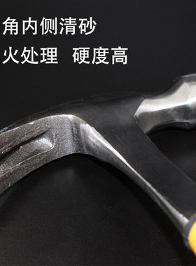 羊角锤连体锤起钉锤实心一体锤木工锤铁榔头迷你羊角锤车载逃生锤