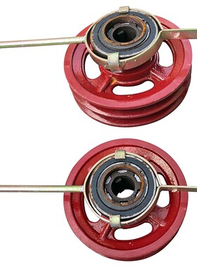 26 40 60型三缸柱塞泵带离合器皮带盘B轮单槽农用打药机内孔19 20