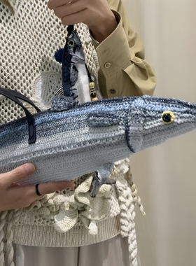 大鲅鱼！手工DIY钩针编织材料