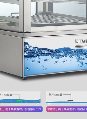 甄选蒸包炉便利店商用小型蒸包柜保温加热包子陈列蒸箱大容量蒸包