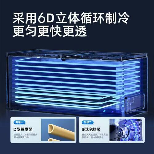 扬子海冰柜商用大容量卧式岛柜展示柜冷藏冷冻透明玻璃超市保鲜柜 - 图2