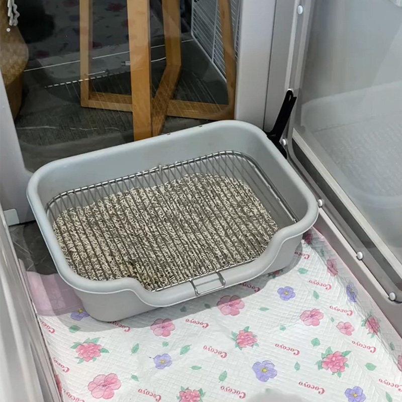 Dog toilet fixed-point toilet artifact small dog urinal basin pet anti-poop fixed urinal pad tray dog litter basin