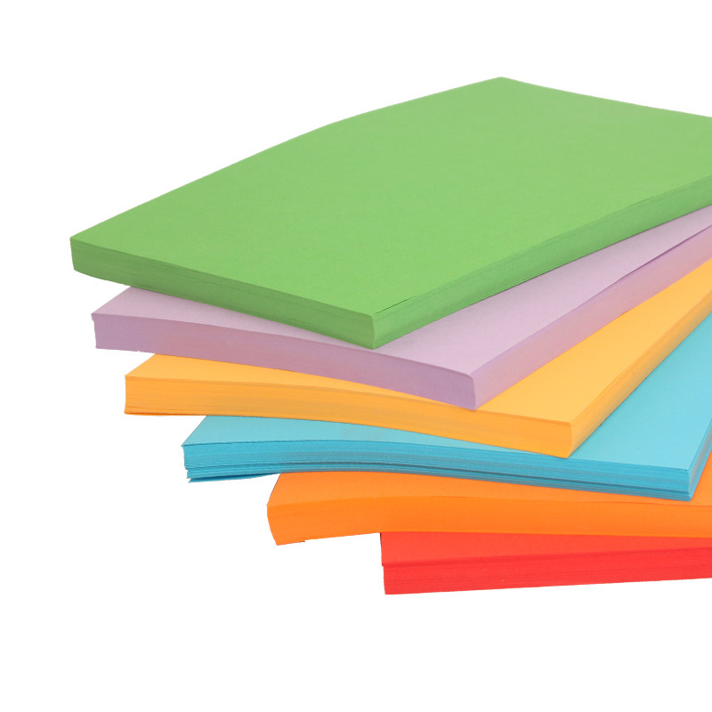 A4 color flat cardboard 120g mixed color hand-made black and white painting art paper A3 hand-printed color printing paper