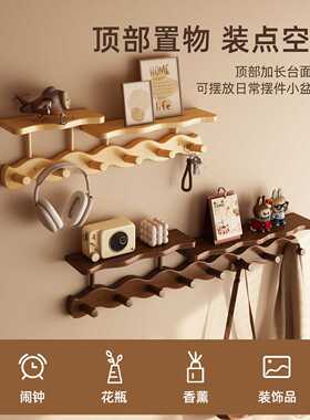 挂衣架门后免打孔墙上壁挂勾卧室家用客厅玄关挂包整理收纳衣帽架