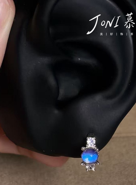 非遗手工清冷风蝴蝶耳钉