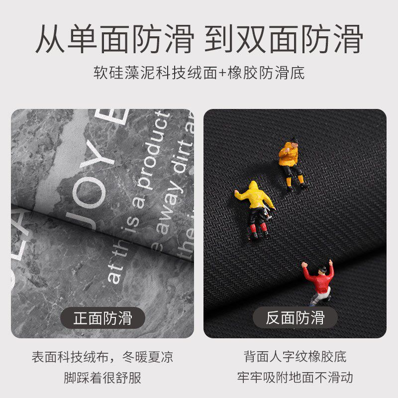 Full kitchen water-absorbing and oil-absorbing floor mats, non-slip, dirt-resistant, wear-resistant, dust-proof carpets, custom-cut and thickened floor mats