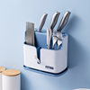 Chopstick cage knife holder integrated wall-mounted chopstick cage storage rack drain household chopstick tube kitchen chopstick tube storage box