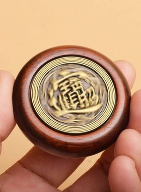 紫檀扭转乾坤双面旋转手把件高档时来运转手把件手工制作盘玩解压