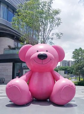 玻璃钢大型卡通人物雕塑定场商制公园步行街彩绘落地观景美陈摆件