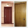Stick the door theft sticker to the whole self-adhesive door protection, wooden door old house renovation bedroom, wooden room door sheet wood grain