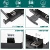 Thor double-head stapler double-row office double-hole double-nail standard stapler 50 pages both ends universal material heavy-duty