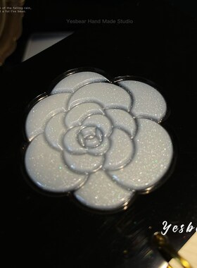 Yesbear大熊手作 山茶花笔记本模具 Diy玫瑰花花朵花卉笔记本本心