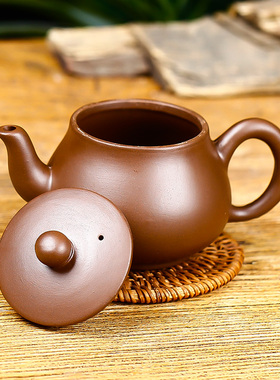 宜兴紫砂壶功夫茶具纯手工小号茶壶陶瓷泡花茶壶单壶茶壶茶杯套装
