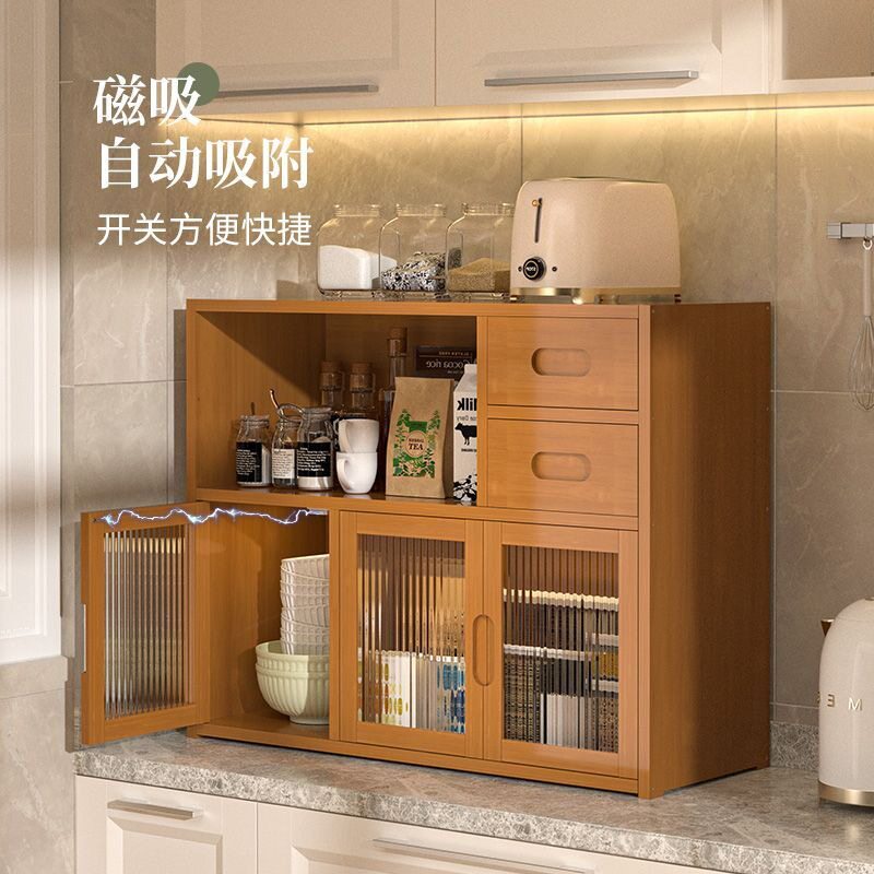 Desktop storage box dustproof storage rack cup storage cabinet kitchen tableware storage cabinet multi-function dish sorting rack