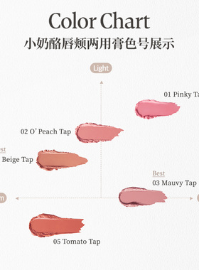 【新品】nuegray唇颊两用膏小奶酪腮红膏提亮气色清透水光韩系