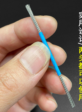 手动扣缝神器钢丝刷头双头手捻文玩核桃缝隙清理打底去反碱钢丝刷