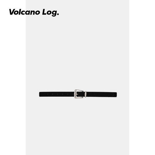 volcano火山日志皮带女士新款真皮时尚百搭装饰腰带高级感绒面潮 - 图3