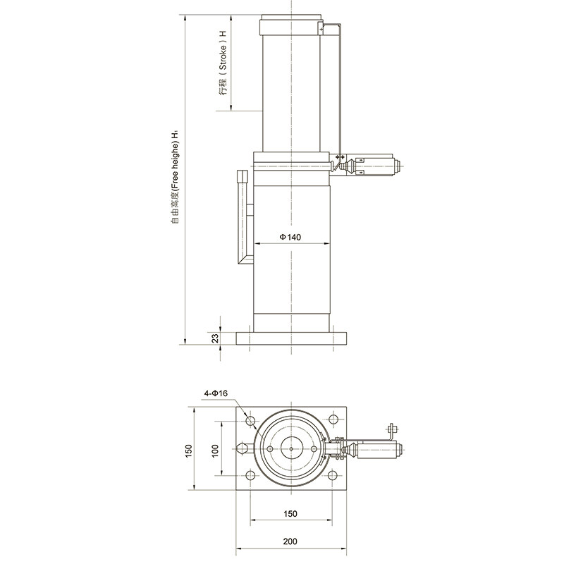 河北东方液压缓冲器YH1-175/YH2-420/YH4-270/YH3-80 YH5-640电梯