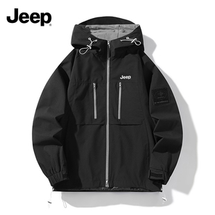 Jeep吉普冲锋衣防风防泼水外套
