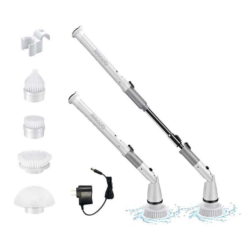 Electric cleaning brush brush crevice brush cleaning kitchen bathroom toilet brush spin mop household appliances cross-border