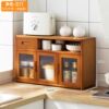 Kitchen storage rack multi-functional multi-layer seasoning storage rack dish storage cabinet cupboard supplies household collection