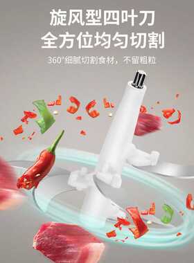 家用5升电动绞肉机厨房大功率包子肉馅搅拌机多功能粉碎肉机