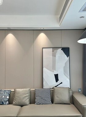 高级感黑白灰抽象装饰画极简侘寂风壁画客厅沙发背景靠墙落地油画