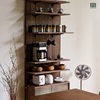 Nothing means all wall hanging system solid wood combination storage bookshelf sideboard TV wall hole hole board partition decorative wall