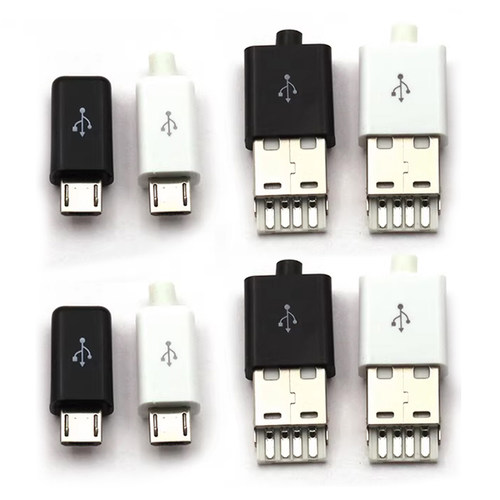 TYPEC USB2.0公头MICRO焊接式插头母头diy手机数据线配件接口接头 - 图3