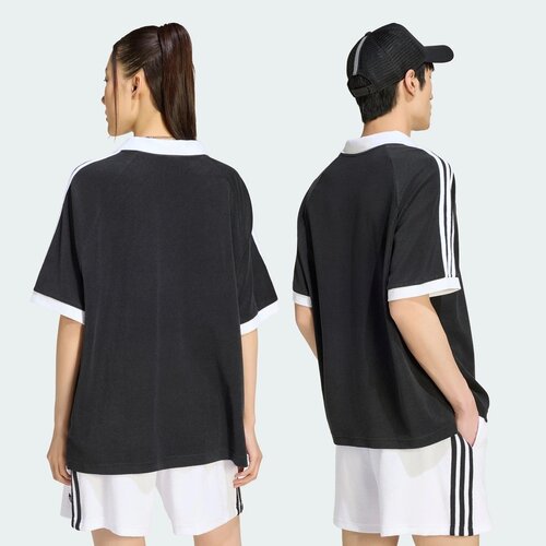 adidas阿迪达斯三叶草男子秋TERRY POLO运动休闲短袖T恤KW7397 - 图0