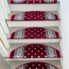 Jiachi villa household solid wood stair carpet glue-free self-adhesive anti-slip indoor step mat stepped full floor customization