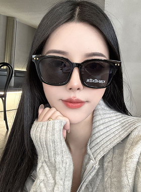 防紫外线方形通用太阳镜墨镜那边